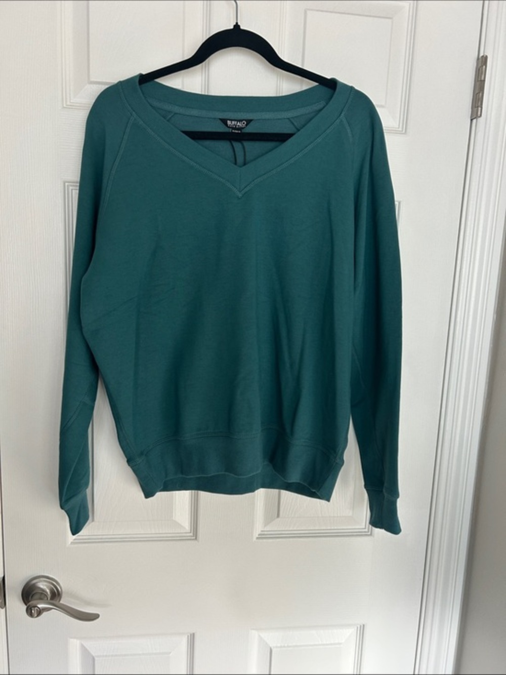 Buffalo David Bitton Teal V-Neck Sweater